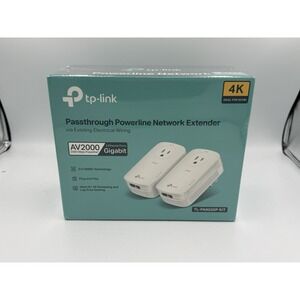 TL PA9020P 2000Mbps Powerline Ethernet Adapter 2 Port AV2000 High Speed